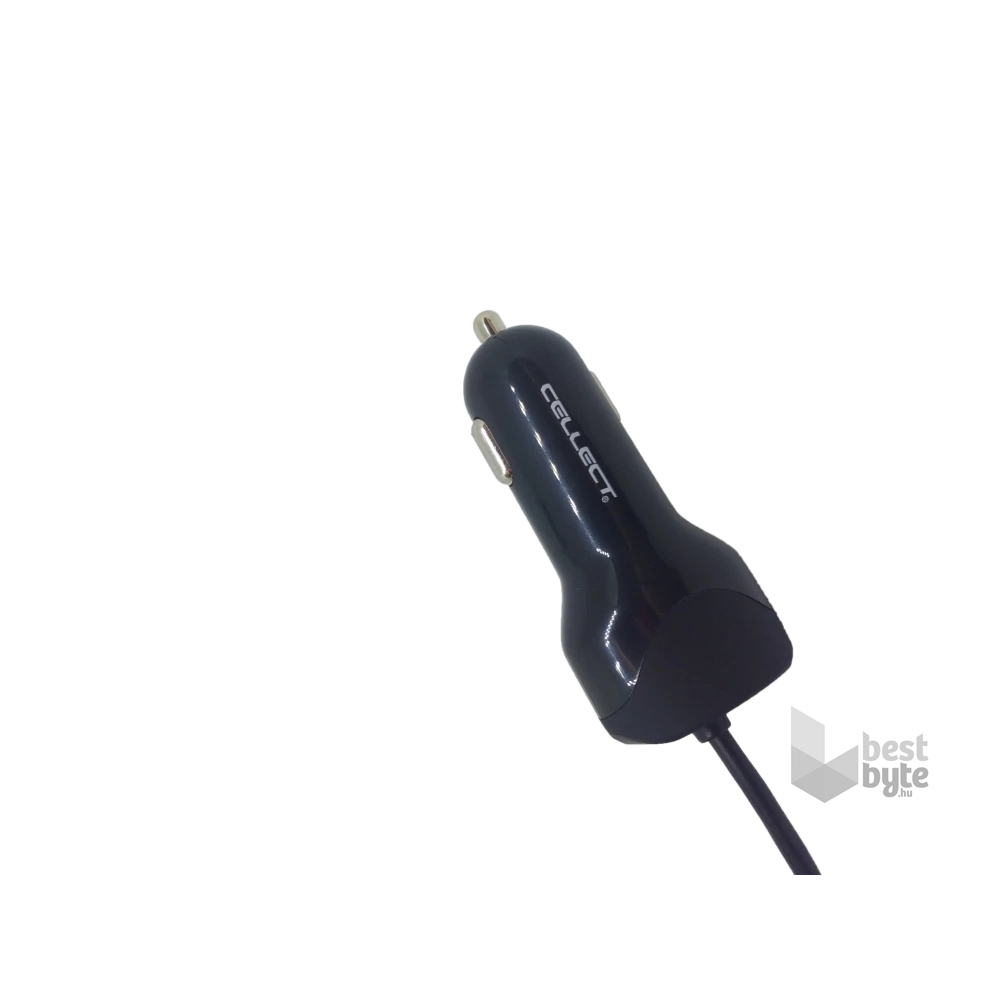 Cellect MPCB-TYPEC-ADAPT-24A 2,4A univerzális Type-C USB autós töltő + 1x USB aljaz