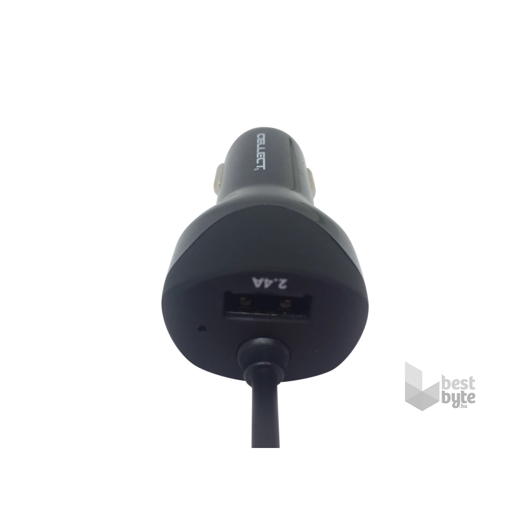 Cellect MPCB-TYPEC-ADAPT-24A 2,4A univerzális Type-C USB autós töltő + 1x USB aljaz