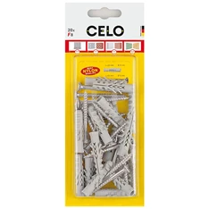 Celo NF 10 szárnyas dűbel + 7x65 hatlapfejű csavar - 5db / bliszter