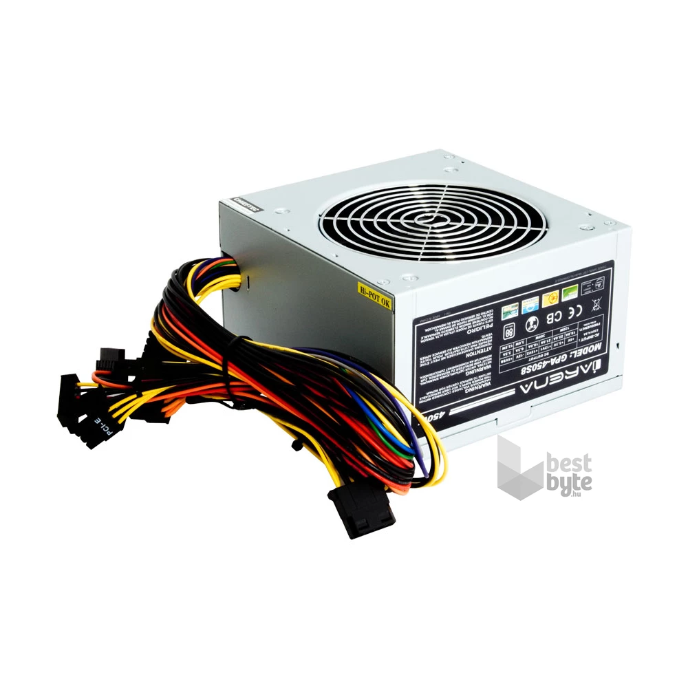 Chieftec-iARENA GPA-350S8 80+ 350W PFC 12 cm ventilátorral  OEM tápegység