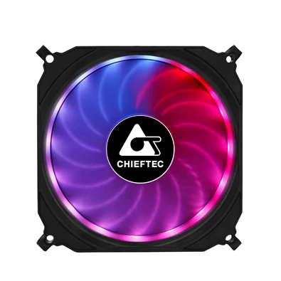 Chieftec CF-3012-RGB 120x25mm 750-1200RPM 3 darab sikló csapágyas RGB LED rendszerhűtő