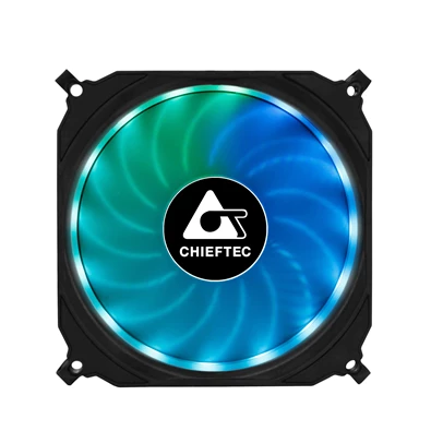 Chieftec CF-3012-RGB 120x25mm 750-1200RPM 3 darab sikló csapágyas RGB LED rendszerhűtő