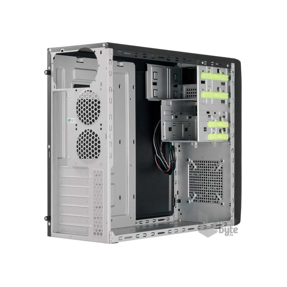 CHIEFTEC CG-04B-OP fekete (táp nélküli) ATX ház