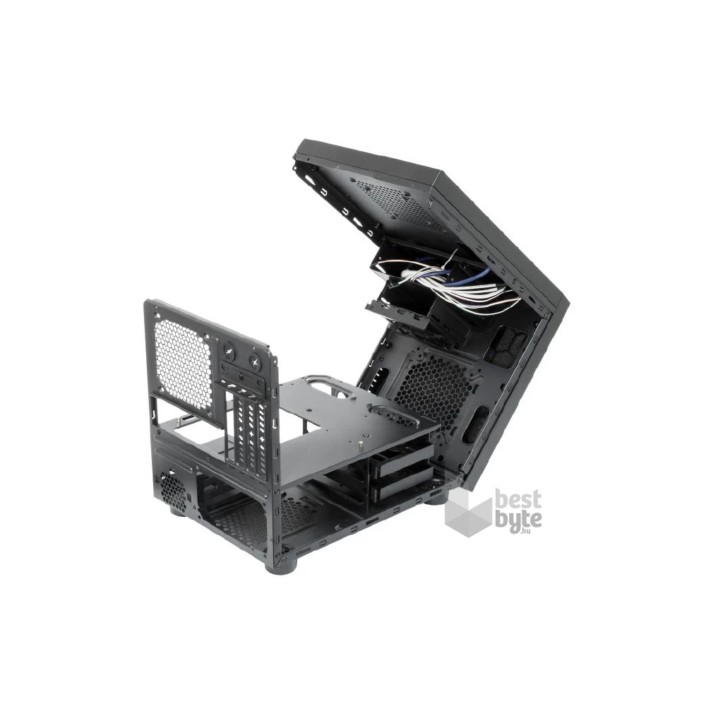 CHIEFTEC CI-01B-OP fekete (táp nélküli) mATX ház