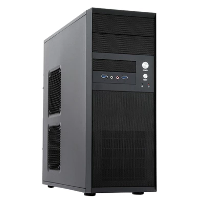 CHIEFTEC CQ-01B-U3-OP fekete (táp nélküli) ATX ház