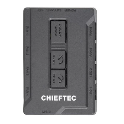 CHIEFTEC GR-01B-OP fekete (táp nélküli) ablakos ATX ház