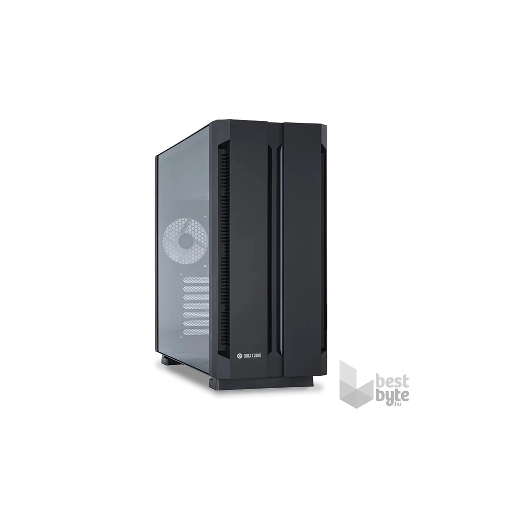 CHIEFTEC GR-01B-OP fekete (táp nélküli) ablakos ATX ház