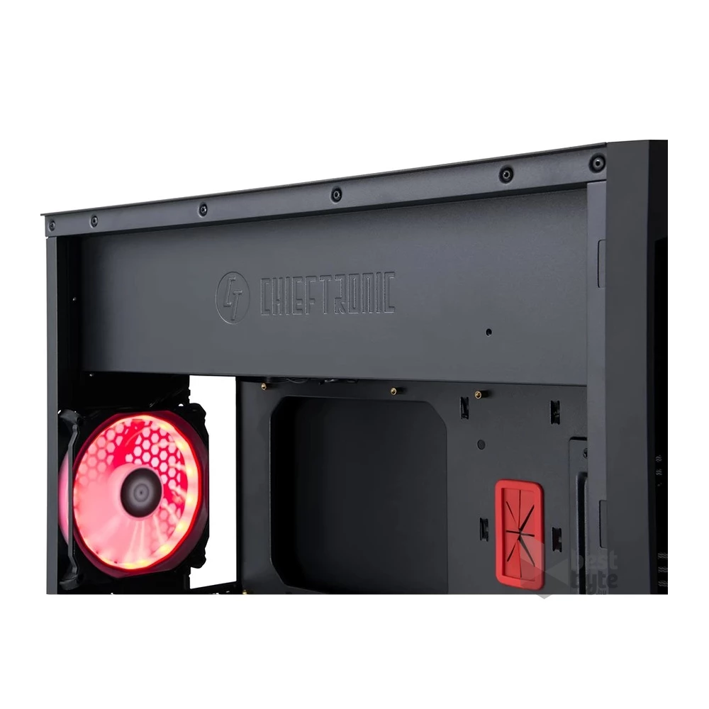 CHIEFTEC GR-01B-OP fekete (táp nélküli) ablakos ATX ház