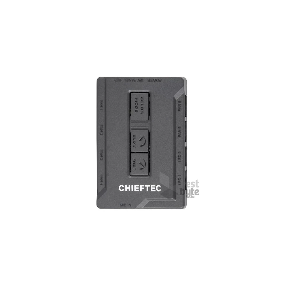 CHIEFTEC GR-01B-OP fekete (táp nélküli) ablakos ATX ház