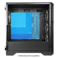 Chieftec GA-01B-TG-OP Apex A-RGB fekete (táp nélküli) ablakos EATX ház
