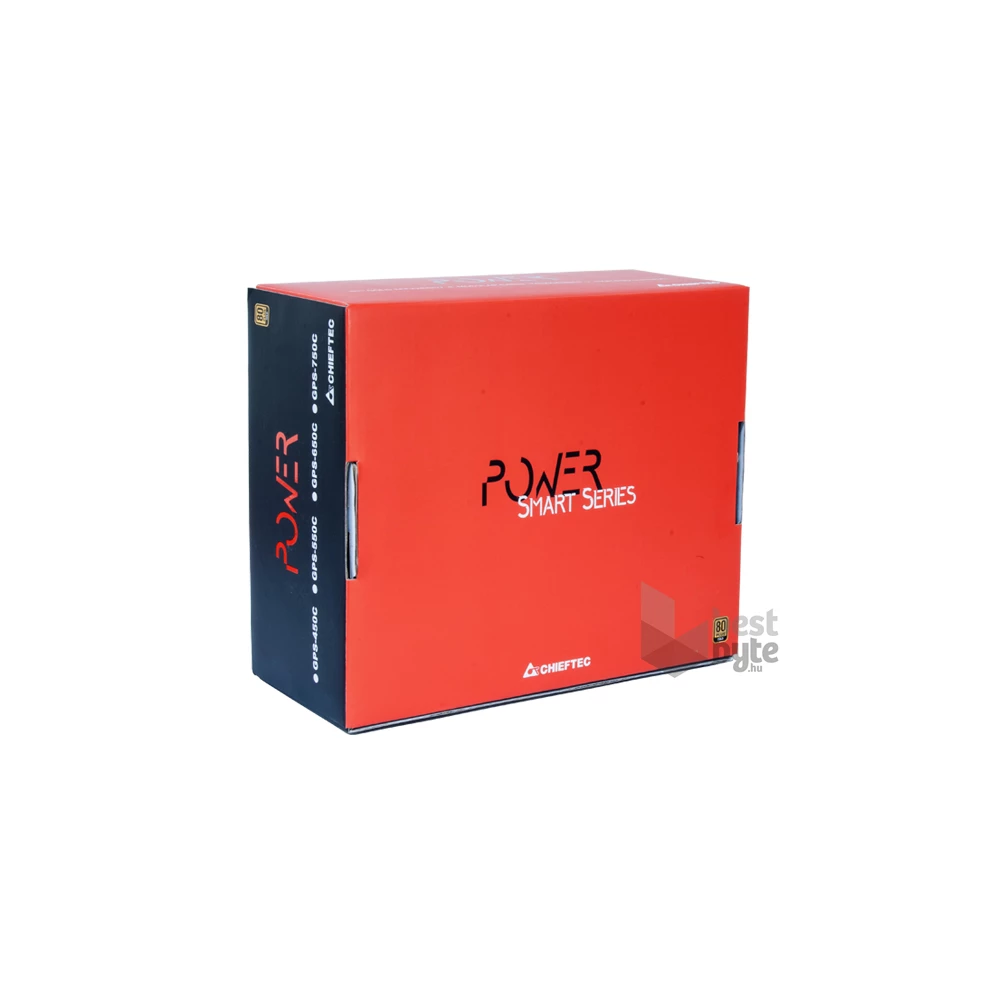 Chieftec GPS-550C 550W 80+ GOLD PFC 12 cm ventilátorral dobozos tápegység