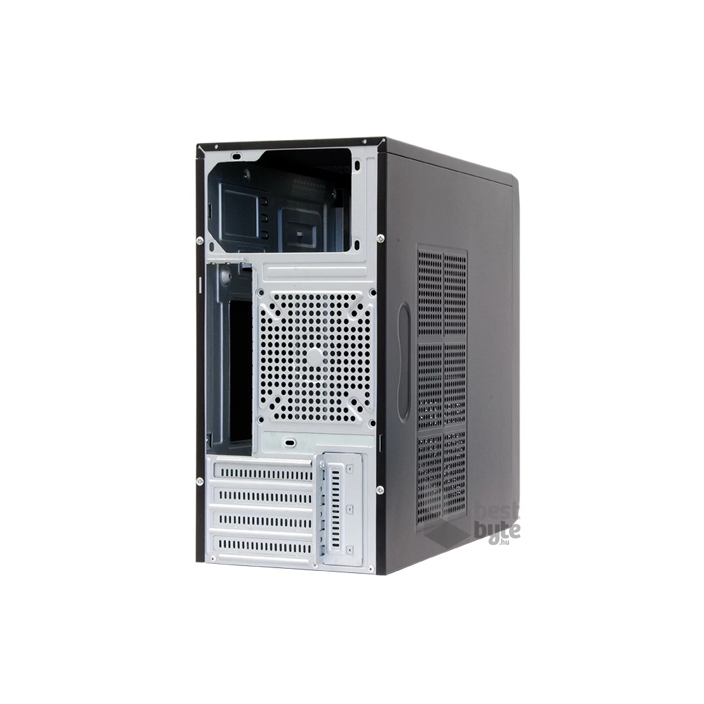 CHIEFTEC HT-01B-OP fekete (táp nélküli) mATX ház