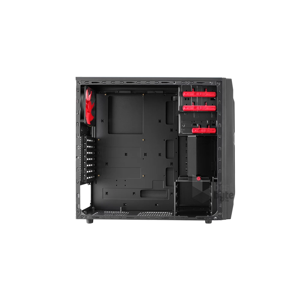 CHIEFTEC LF-02B-OP fekete (táp nélküli) ATX ház