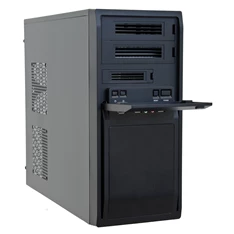 CHIEFTEC LG-01B-OP fekete (táp nélküli) ATX ház