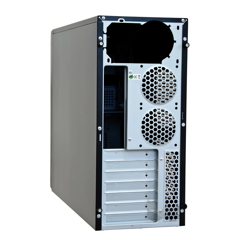 CHIEFTEC LG-01B-OP fekete (táp nélküli) ATX ház