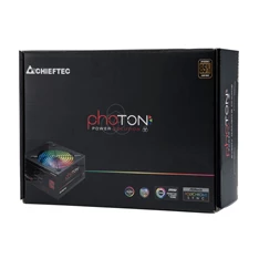 Chieftec Photon CTG-750C-RGB 750W 85+ PFC 12 cm RGB ventilátorral dobozos tápegység
