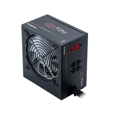 Chieftec Photon CTG-750C-RGB 750W 85+ PFC 12 cm RGB ventilátorral dobozos tápegység