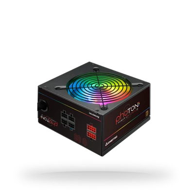 Chieftec Photon CTG-750C-RGB 750W 85+ PFC 12 cm RGB ventilátorral dobozos tápegység