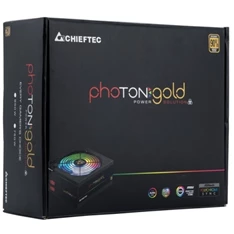 Chieftec Photon Gold GDP-650C-RGB 650W 90+ GOLD PFC 14 cm RGB ventilátorral dobozos tápegység