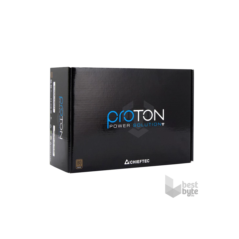 Chieftec Proton 400W 80+ Bronze ventillátorral dobozos tápegység