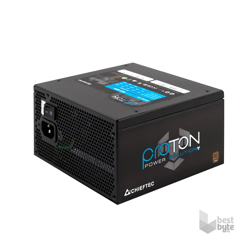 Chieftec Proton 400W 80+ Bronze ventillátorral dobozos tápegység