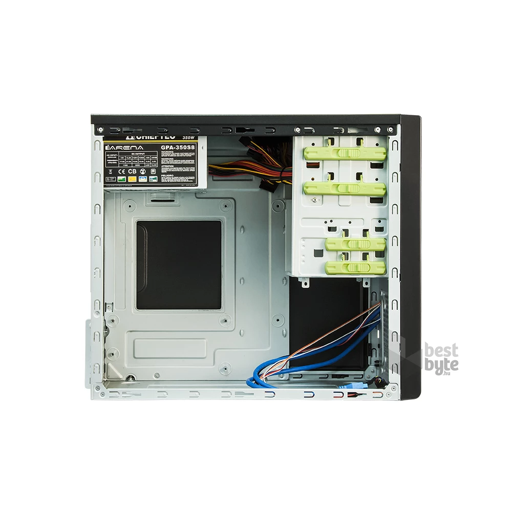 CHIEFTEC XT-01B-OP fekete (táp nélküli) mATX ház