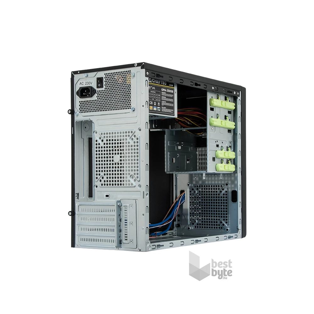 CHIEFTEC XT-01B-OP fekete (táp nélküli) mATX ház