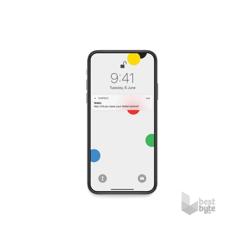 Chipolo CARD Bluetooth fehér tárgykereső