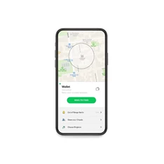 Chipolo CARD Bluetooth fehér tárgykereső