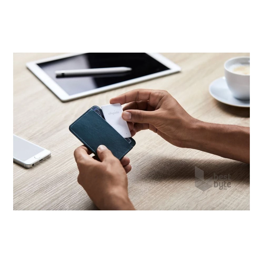 Chipolo CARD Bluetooth fehér tárgykereső