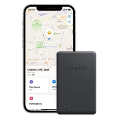 Chipolo CARD Spot Apple Find My fekete tárgykereső