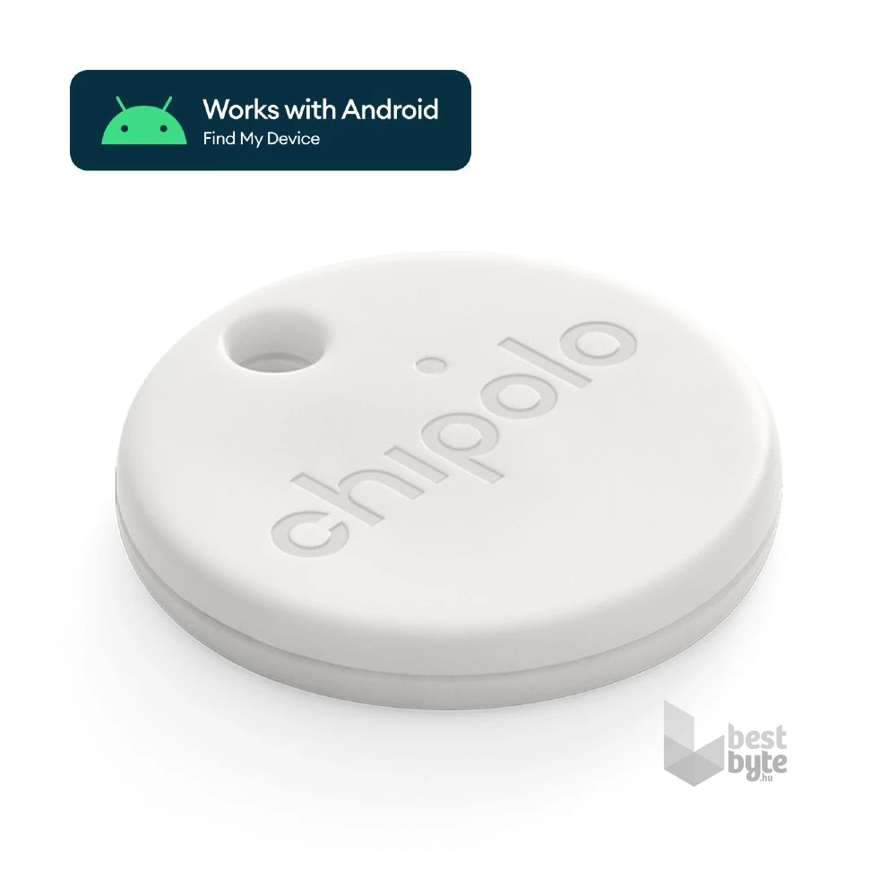 Chipolo ONE Point Google Find My Device fehér tárgykereső