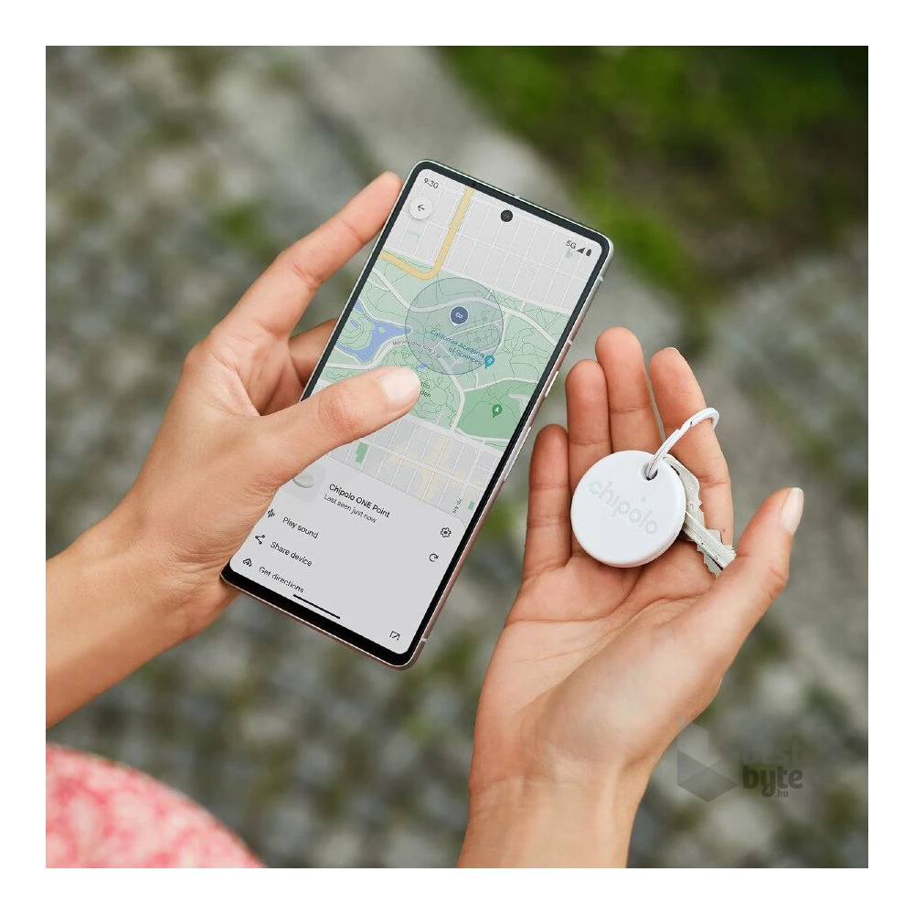 Chipolo ONE Point Google Find My Device fehér tárgykereső