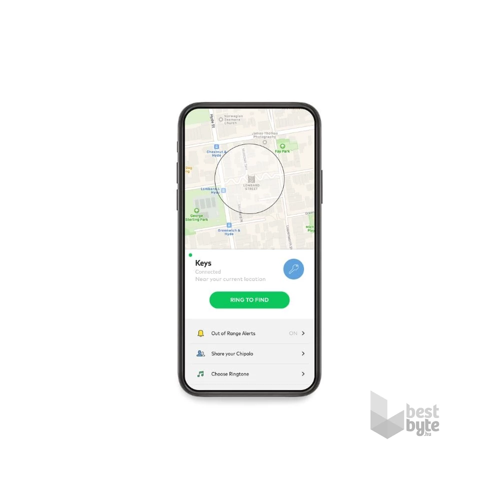 Chipolo ONE sárga Smart tárgykereső