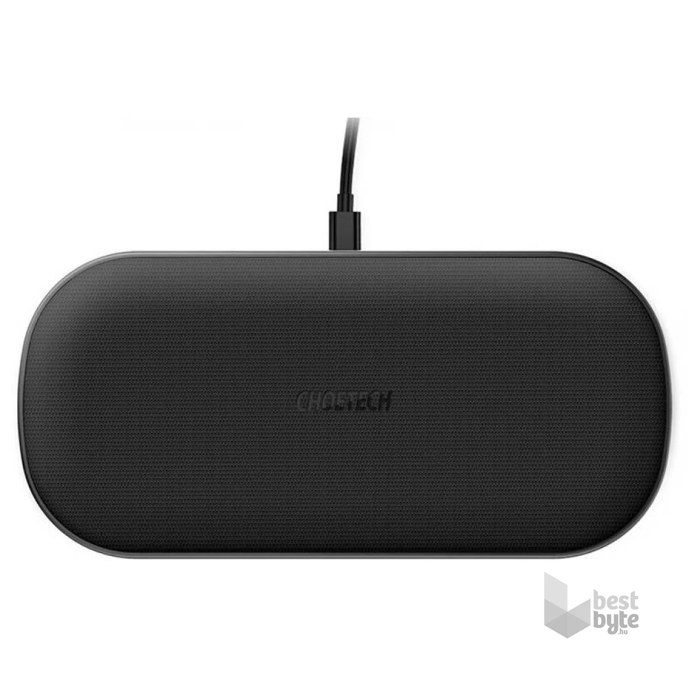 Choetech T535-S DUAL fekete vezeték nélküli töltő