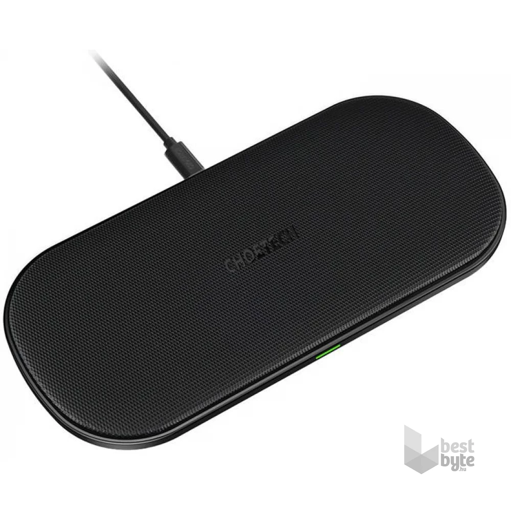 Choetech T535-S DUAL fekete vezeték nélküli töltő