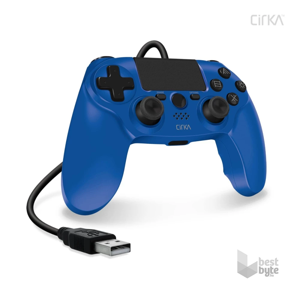Cirka M07527-BU NuForce PS4/PC/Mac vezetékes kék kontroller