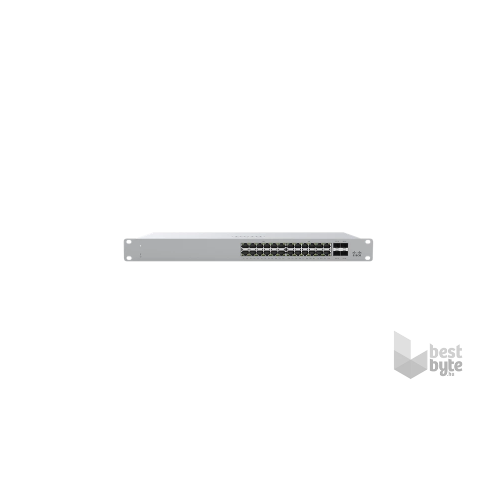Cisco Meraki MS120-24-HW 24x GbE LAN 4x SFP port L2 menedzselhető switch