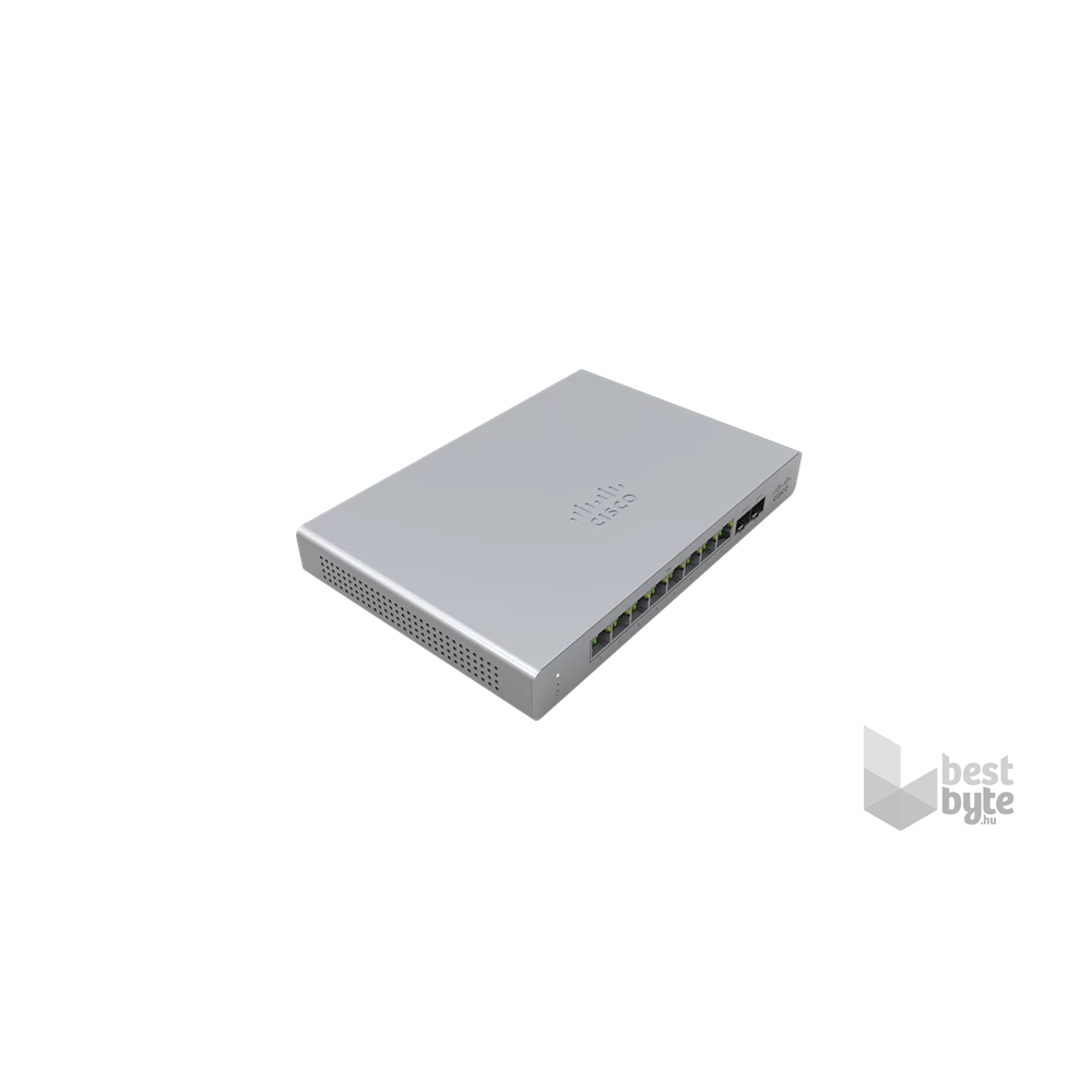 Cisco Meraki MS120-8FP-HW 8x GbE PoE+ LAN 2x SFP port L2 menedzselhető PoE+ switch