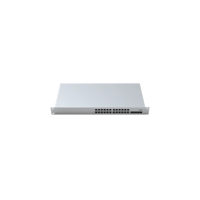 Cisco Meraki MS210-24-HW 24x GbE LAN 4x SFP port L2 menedzselhető switch