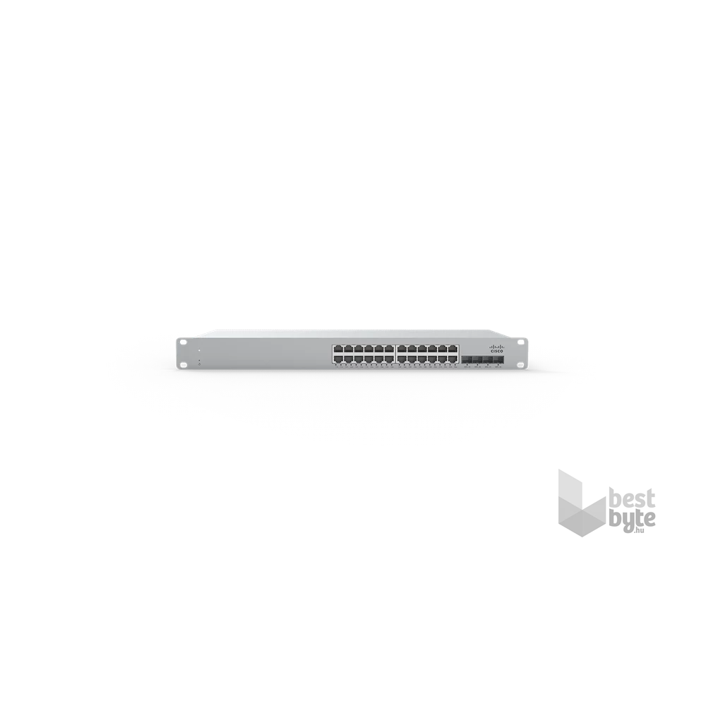 CISCO Cisco Meraki MS225-24P-HW 24x GbE PoE+ LAN 4x SFP+ port L2 menedzselhető PoE+ switch