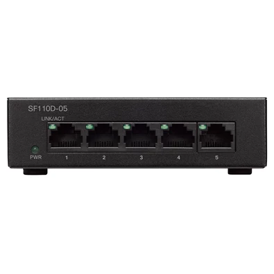 Cisco SF110D-05 5port 10/100Mbps LAN nem menedzselhető asztali Switch