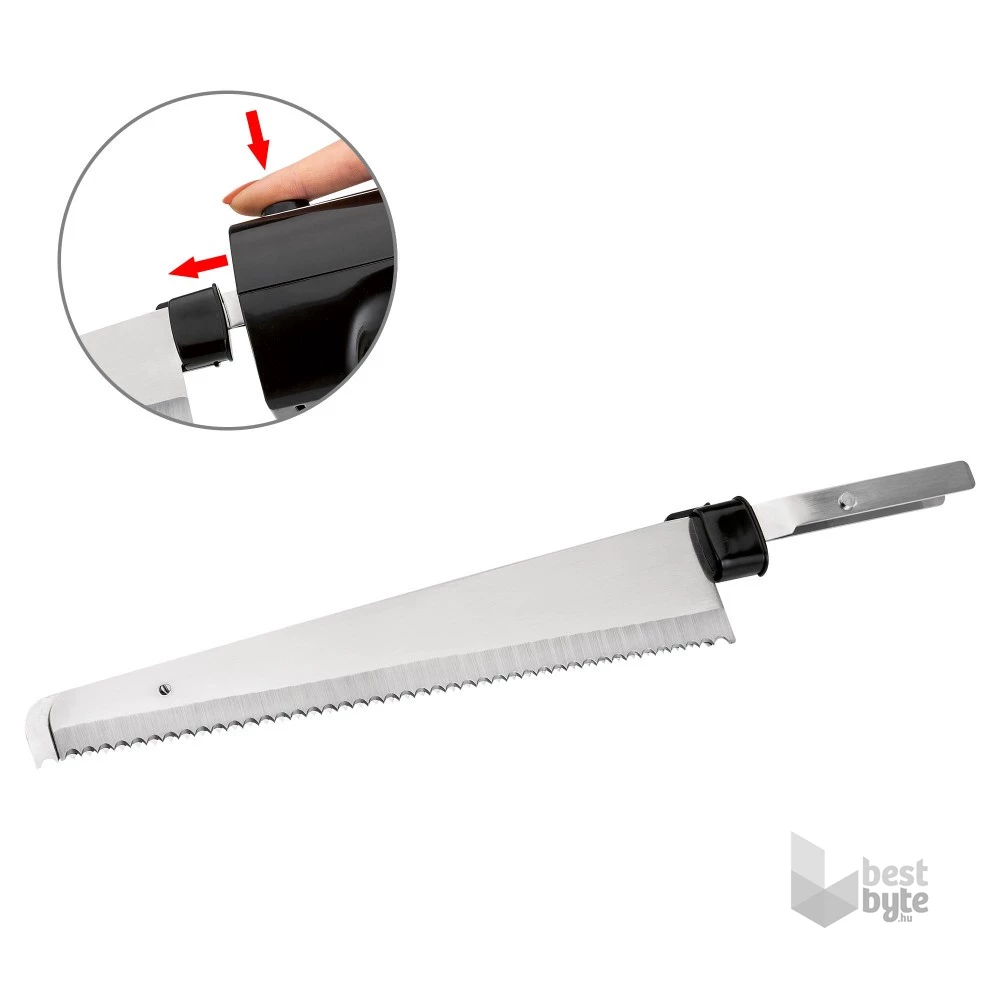 Clatronic EM 3702 fekete-inox elektromos kés