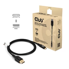 Club 3D CAC-1559 1m fekete USB-C - DisplayPort 2.1 kábel