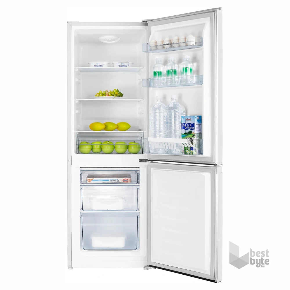 Comfee RCB169WH2(E) alulfagyasztós, Hűtő:115L, Fagyasztó:59L, hűtőszekrény