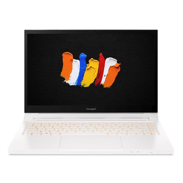 Acer ConceptD 3 Ezel CC314-72P-70MM laptop (14"FHD/Intel Core i7-10750H/Quadro T1000 4GB/16GB RAM/1TB SSD/Win10 Pro) - fehér