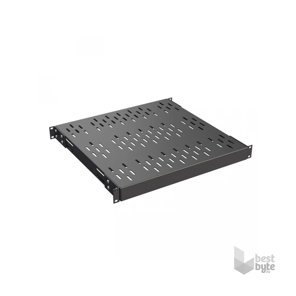 Conteg 19" 1U 450mm mély Fix polc 100kg-ig