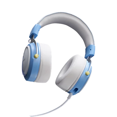 Cooler Master CH331 SF6 Chun-Li gaming fejhallgató headset fehér-kék