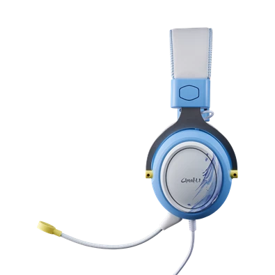 Cooler Master CH331 SF6 Chun-Li gaming fejhallgató headset fehér-kék