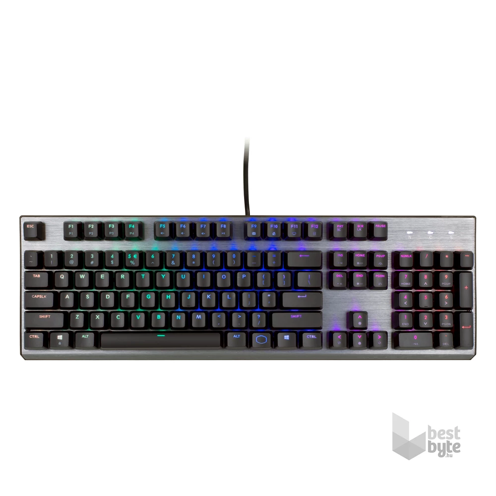 Cooler Master CK350 (Brown Switch) HUN RGB mechanikus gamer billentyűzet